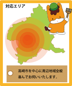 不用品処分の対応エリア