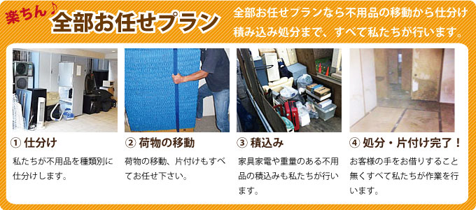 不用品処分お任せパック